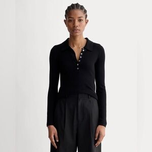EVERLANE THE POLO IN ULTRASOFT MERINO